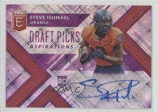 2018 Panini Elite Draft Picks Aspirations Purple 75/99 Steve Ishmael Auto z5w