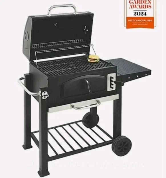 UniFlame Classic American Charcoal Barbecue Grill - Black
Opens in a new window or tab