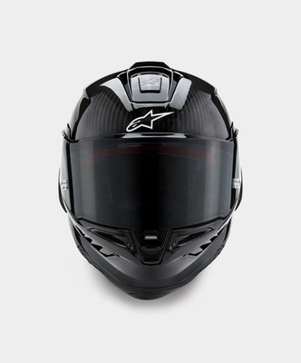 Alpinestars Supertech R10 Motorcycle Helmet Black Carbon Size XXLarge XXL