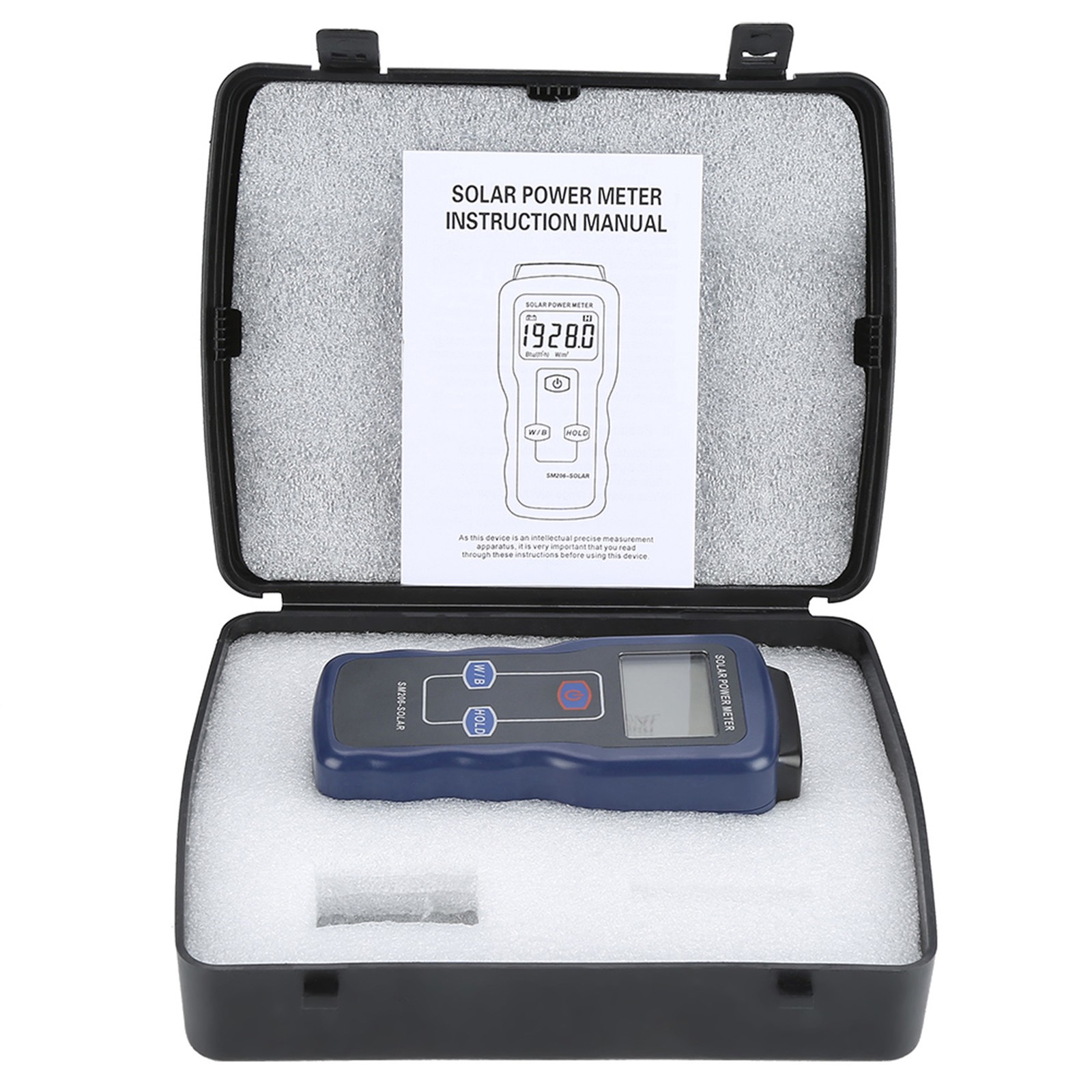 SM206 Solar Power Meter Accurate Light Strength Tester For Research