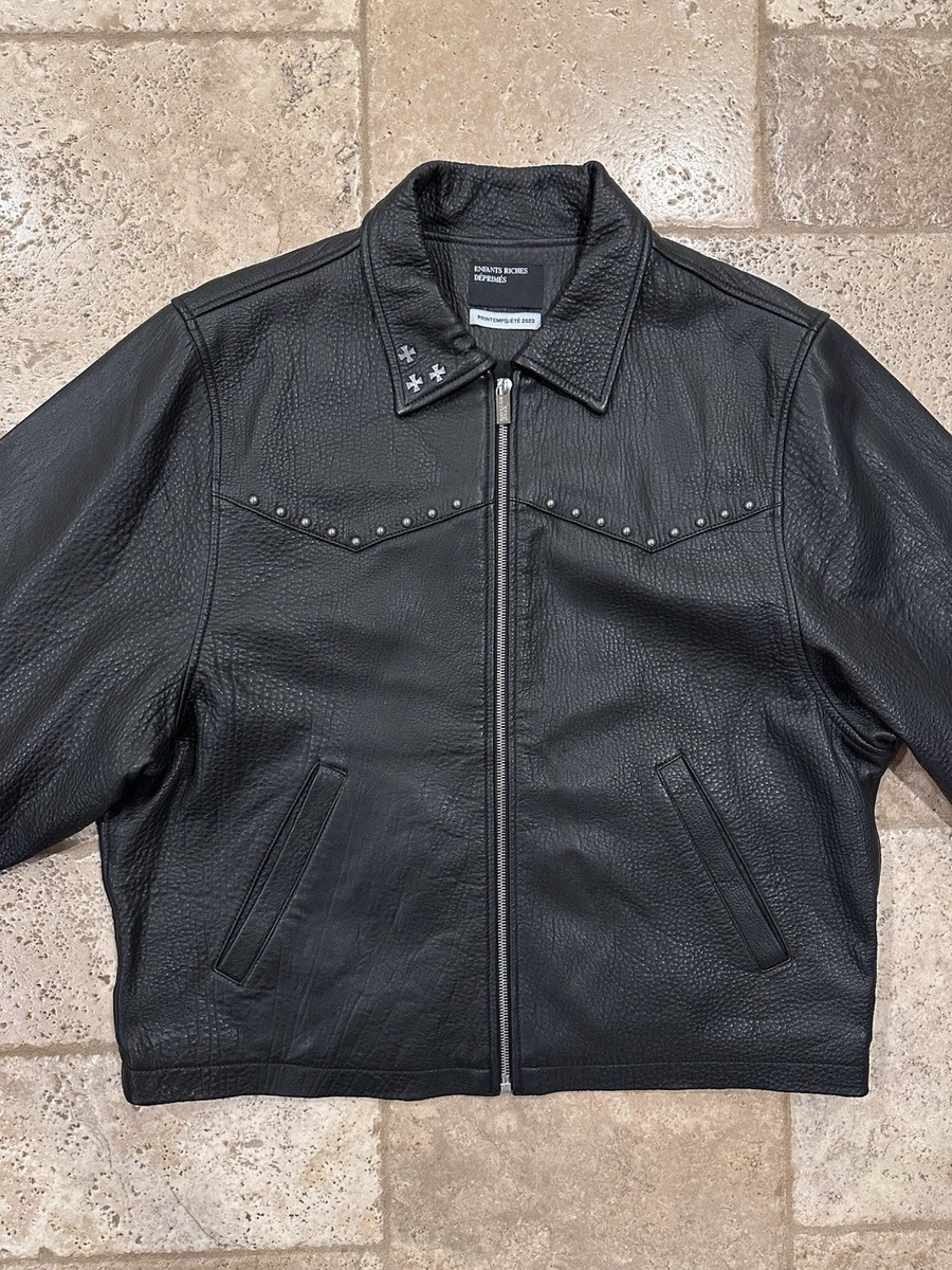 Enfants Riches Deprimes Western Studded 2023 Leather Jacket | eBay