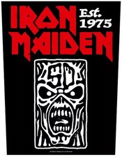 IRON MAIDEN - Rückenaufnäher Backpatch Est. 1975