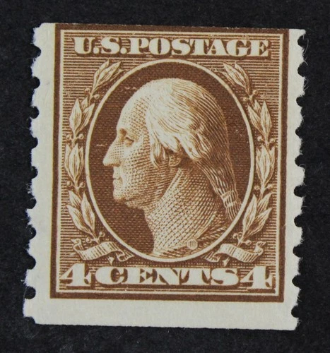 CKStamps: US Stamps Collection Scott#395 4c Washington Mint H OG 24mm