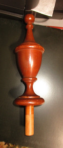 VINTAGE WOODEN 8 IN POST TOPPER / FINIAL