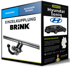 Abnehmbare Anhängerkupplung für HYUNDAI Ioniq 03.2016-07.2022 Typ AE Brink NEU