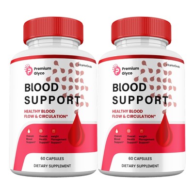 PremiumGlyco Capsules, Max Strength, Premium Glyco Blood Support Pills (2 pack)
