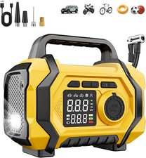 Tire Inflator Portable Air Compressor, 6X Fast 150PSI Air Pump for Car Tires