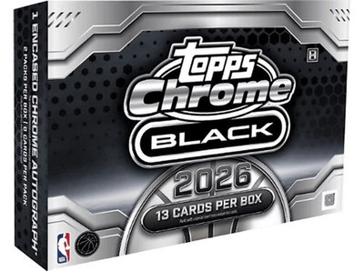 Topps Chrome Black Basketball NBA Hobby Box 2025-26 NEU & OVP