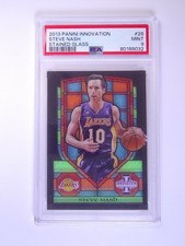 2013-14 Panini Innovation Steve Nash #26 Stained Glass Case Hit SSP PSA 9