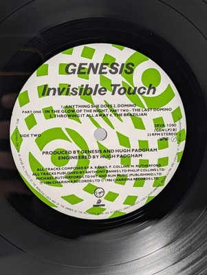Genesis Invisible Touch Japan LP OBI 28VB-1090 Record Album LP