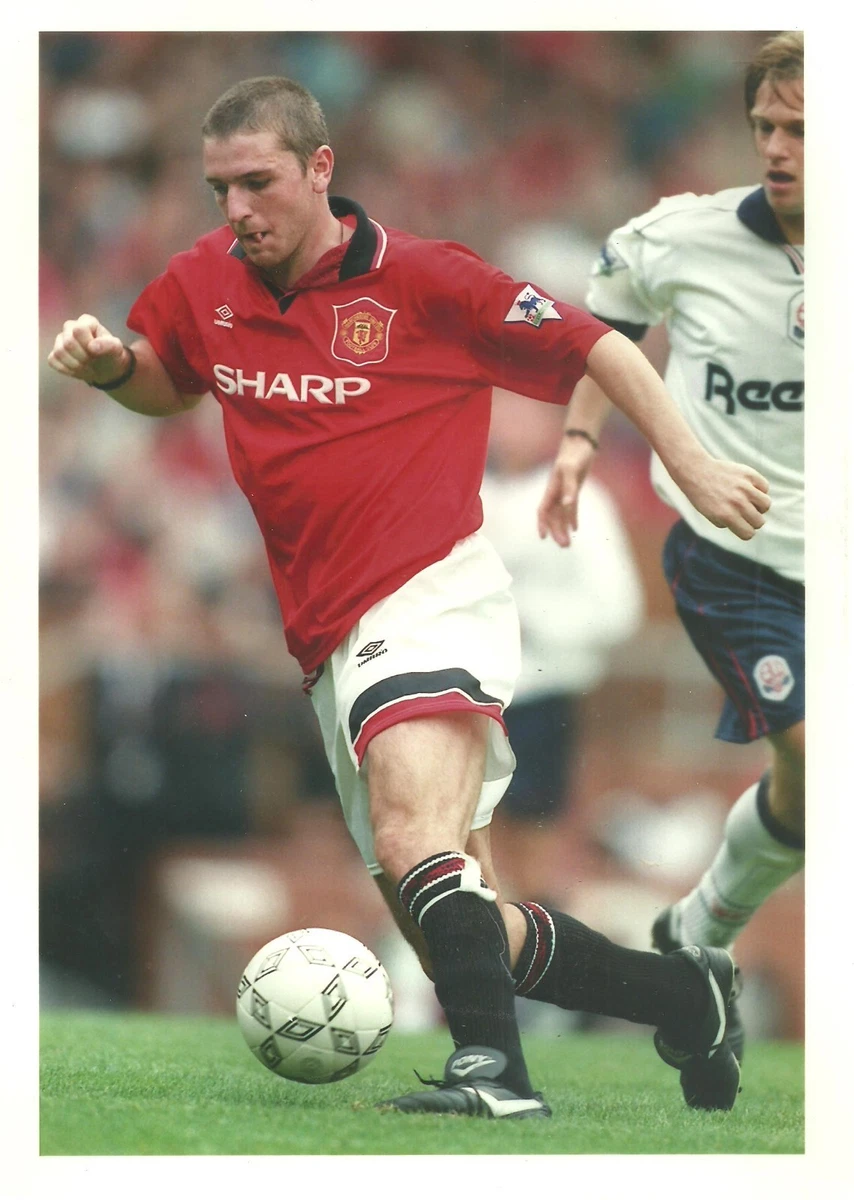 Photo Vintage Originale Manchester United Solskjaer - Tirage Presse 25x20 Cm