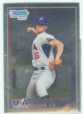 A.J. Vanegas 2010 Bowman Chrome USA Baseball