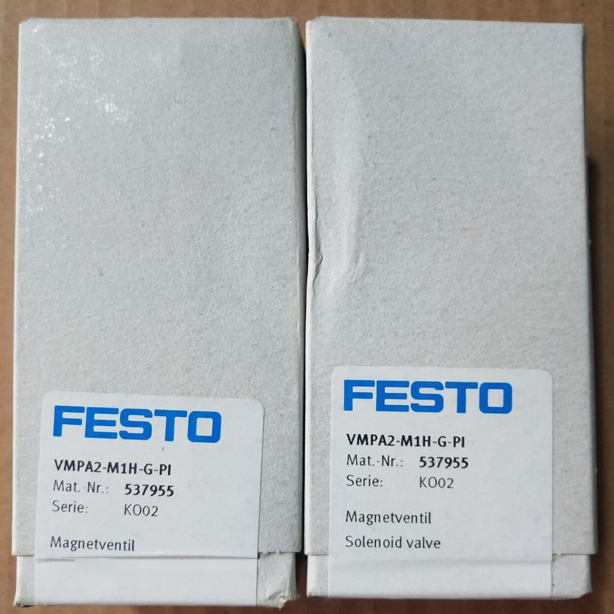 1PC FESTO VMPA2-M1H-G-PI 537955 Solenoid Valve VMPA2-M1H-G-PI New