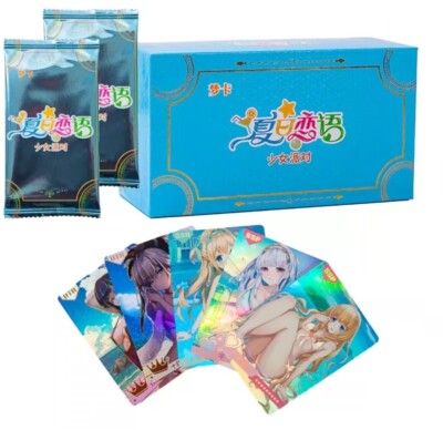 USA Goddess Summer Love Girl Party Anime Swimsuit Waifu HOLO Premium Booster Box