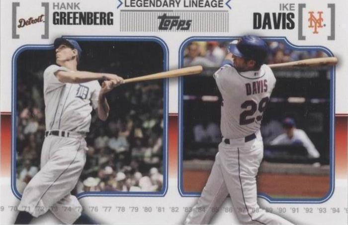 2010 Topps - Hank Greenberg Ike Davis #LL67 - 1 of 1