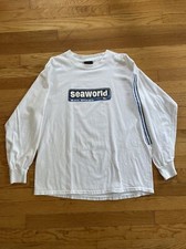 Vintage 90s Seaworld San Diego Long Sleeve T Shirt Large USA Made Single Stitch
