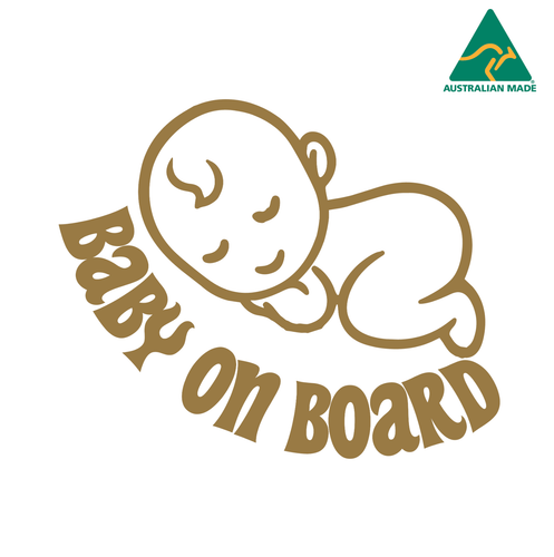 Baby On Board Warning Vinyl Decal Sticker 15 cm x 12 cm - Picture 15 of 16