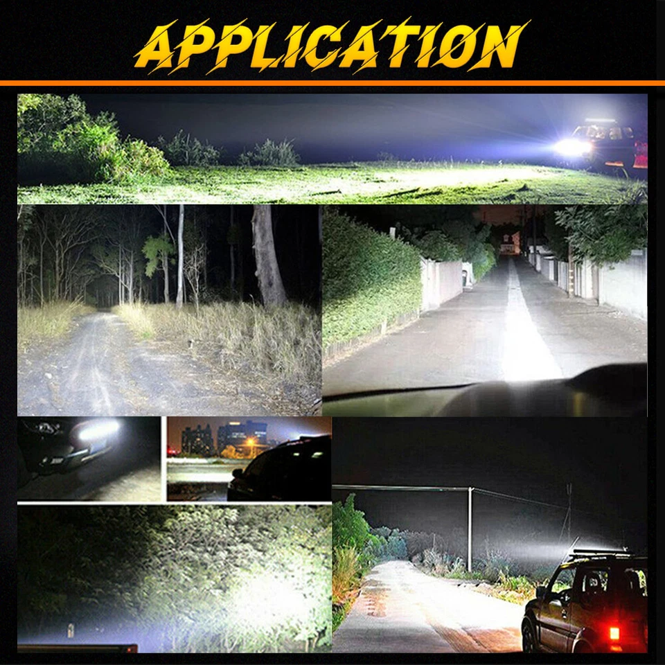 32inch 1200W LED Light Bar Spot Flood Combo Off Road SUV ATV Marine Pickup 34'' - Image 2 of 4