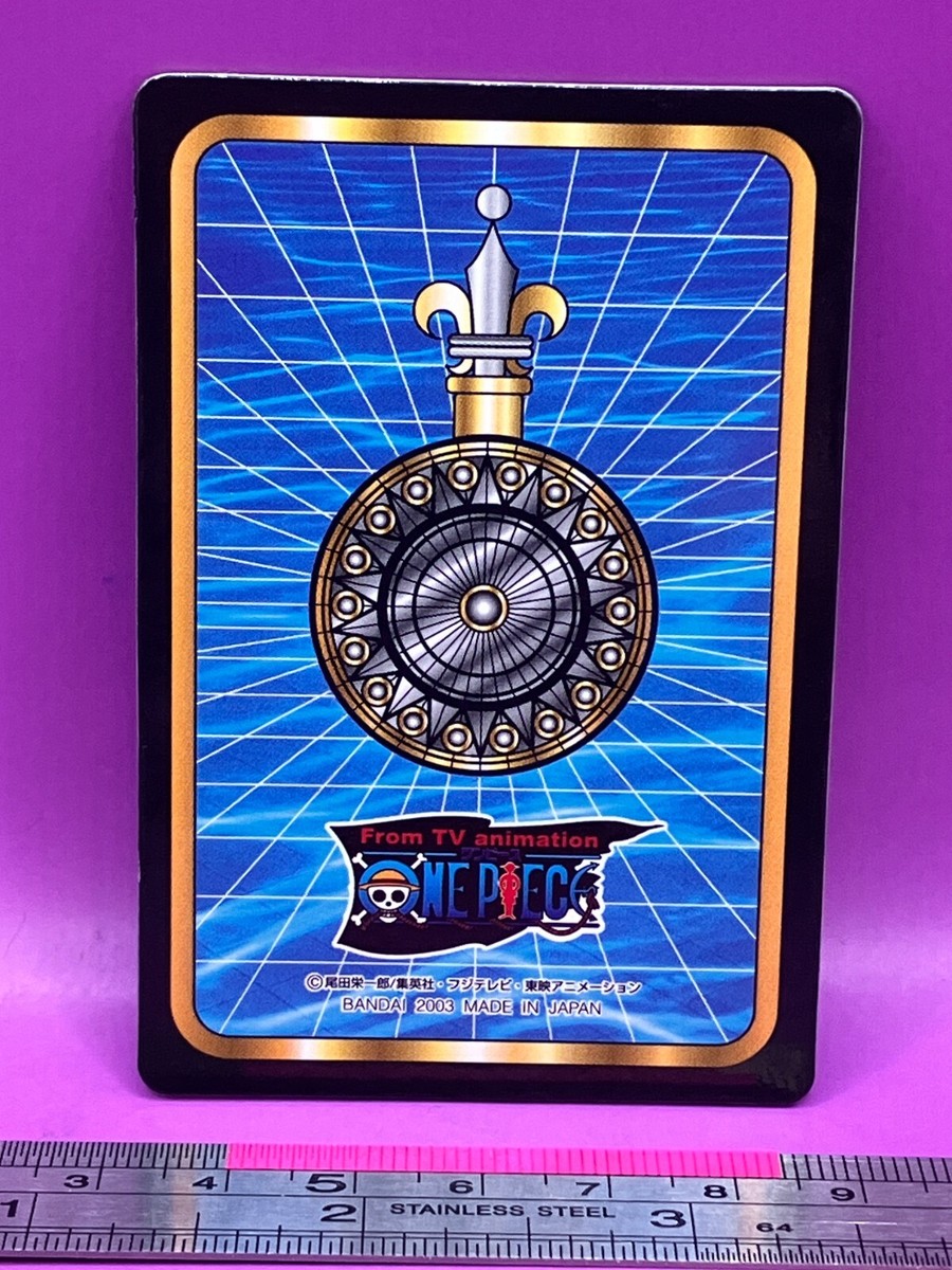 Roronoa Zoro 127 One Piece King of Pirates Gummy Card 3D 2003