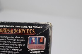 Swords and Serpents (Nintendo Entertainment System, NES 1990) Complete In Box
