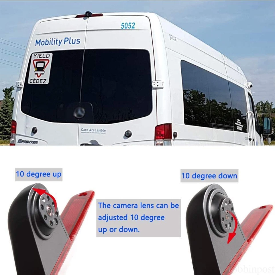 Brake Light Backup Camera For Dodge Sprinter Mercedes Sprinter (W906) 2006-2019 - Image 4 of 4