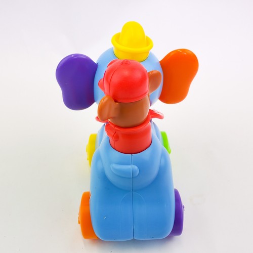 Fisher Price Dumbo Timothy Q Mouse Rollin Tunes Baby Toy Disney 2012 FLAW - Picture 5 of 16