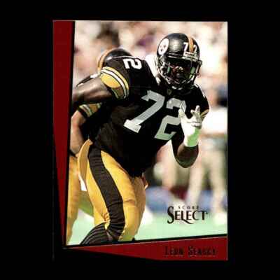 Leon Searcy 1993 Select Pittsburgh Steelers #128 R326E 3