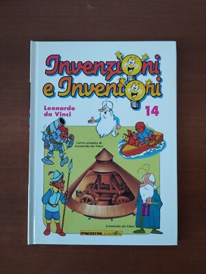 INVENZIONI E INVENTORI LEONARDO DA VINCI 14 1996 DE AGOSTINI JUNIOR