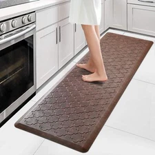 	KMAT Kitchen Mat Cushioned Anti-Fatigue Floor Mat Waterproof Non-Slip Standing	