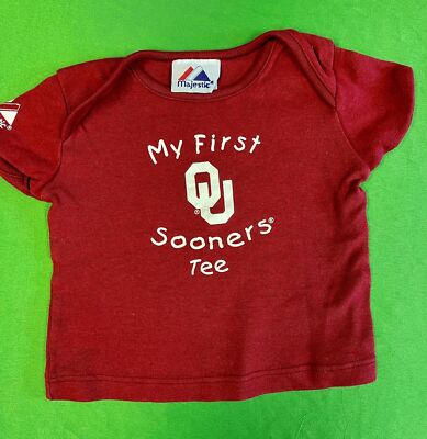 NCAA Oklahoma Sooners Majestic rotes T-Shirt 6-9 Monate