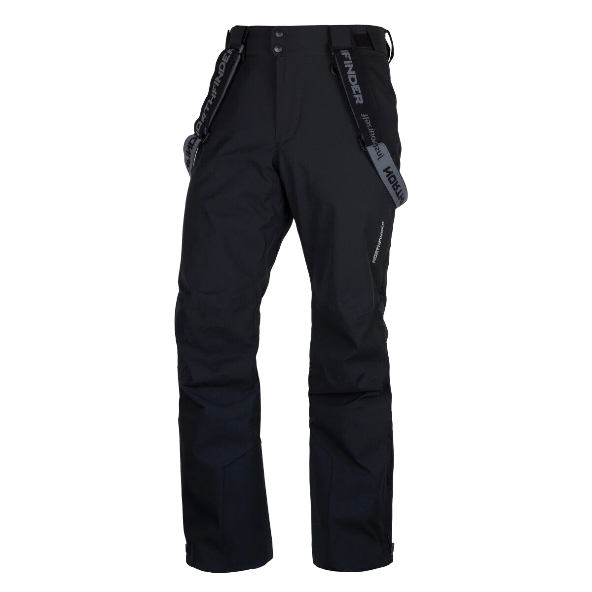 NORTHFINDER Men's comfortable ski pants WILMER XL Black 10K UK