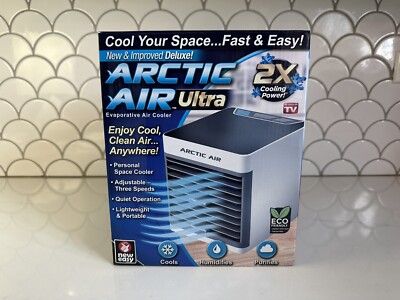 Ontel Arctic Air Pure Chill Evaporative Ultra Portable Personal Air Cooler  735541192203|