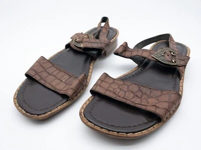 Rieker Femmes Sandales Chaussure Basse D'Été Marron Gr41 Eu Art 21011-50 - Photo 1/3