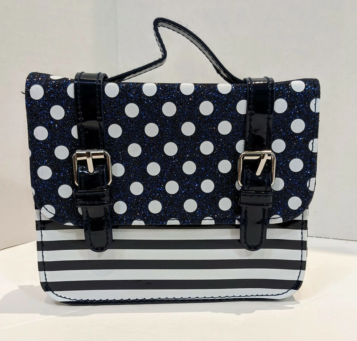 Navy and white clearance purse