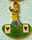 Lions Club Pins - Western States Pin Swap Registration Pins  (4 SHOWGIRLS)  — photo 5