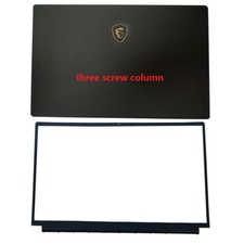 New for MSI GS75 Stealth 9SG 9SD MS-17G1 17.3in Black LCD Back Cover Front Bezel
