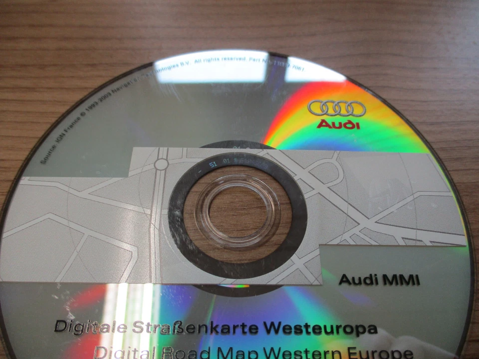 Navi Navigation DVD Karte Europe Deutschland 2004 AUDI A6 4F A8 4E 4E0919884E - Bild 2 von 4