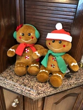 🎄BUILD A BEAR EXCLUSIVE CHRISTMAS GINGERBREAD BUDDY BOY GIRL HAT SCARF EARMUFFS