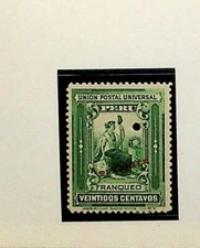 PERU Sc 164 MNH ISSUE OF 1902 - "SPECIMEN"