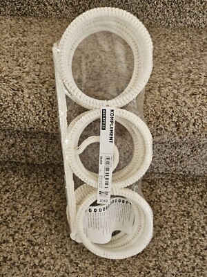 Brand New IKEA KOMPLEMENT White Multi-use Hanger PAX Wardrobe 603.872.11