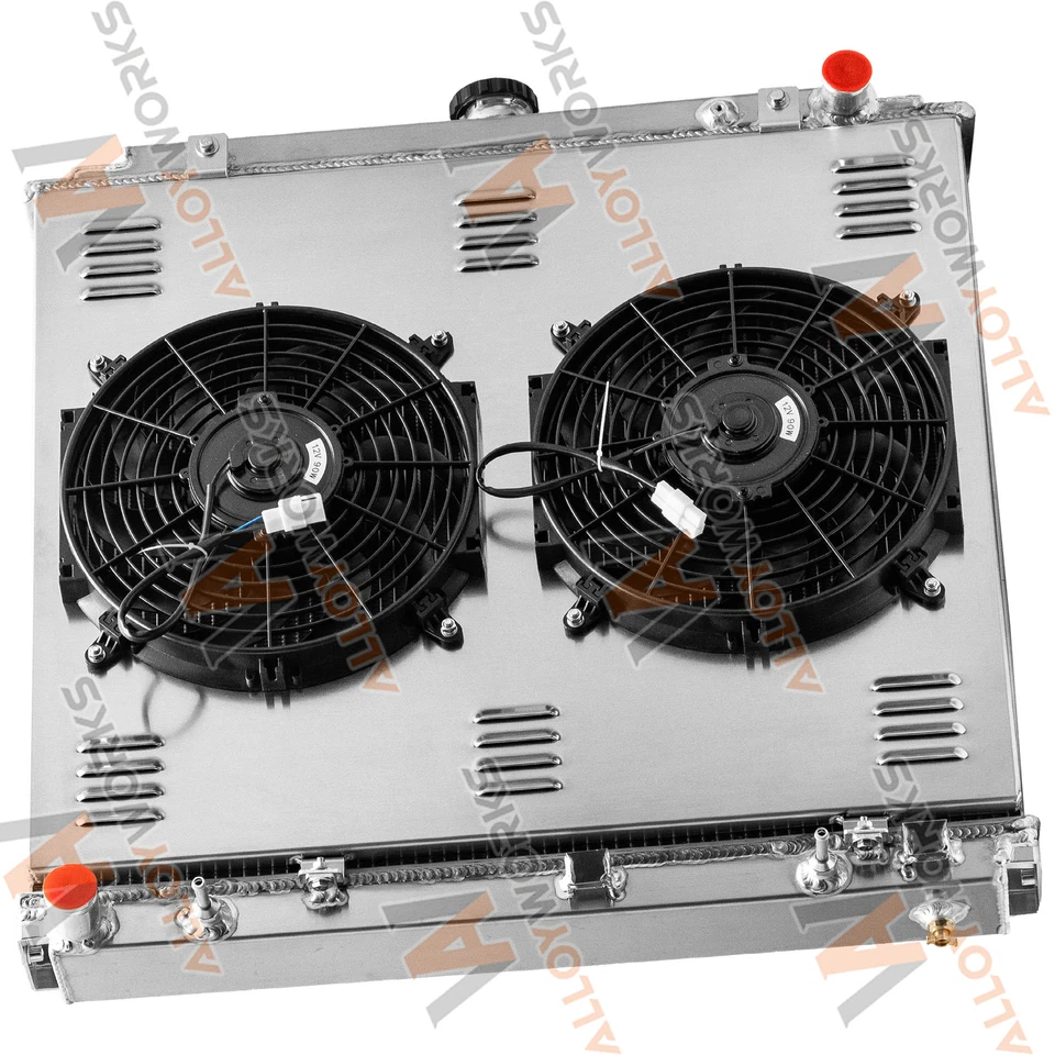 Ventilador de cubierta de radiador de 3 filas para Nissan Frontier Xterra Pathfinder 2005-2018 2015 Foto 2 de 4