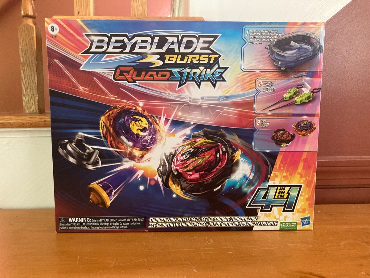 Hasbro Beyblade Burst Quadstrike Thunder Edge Battle Set