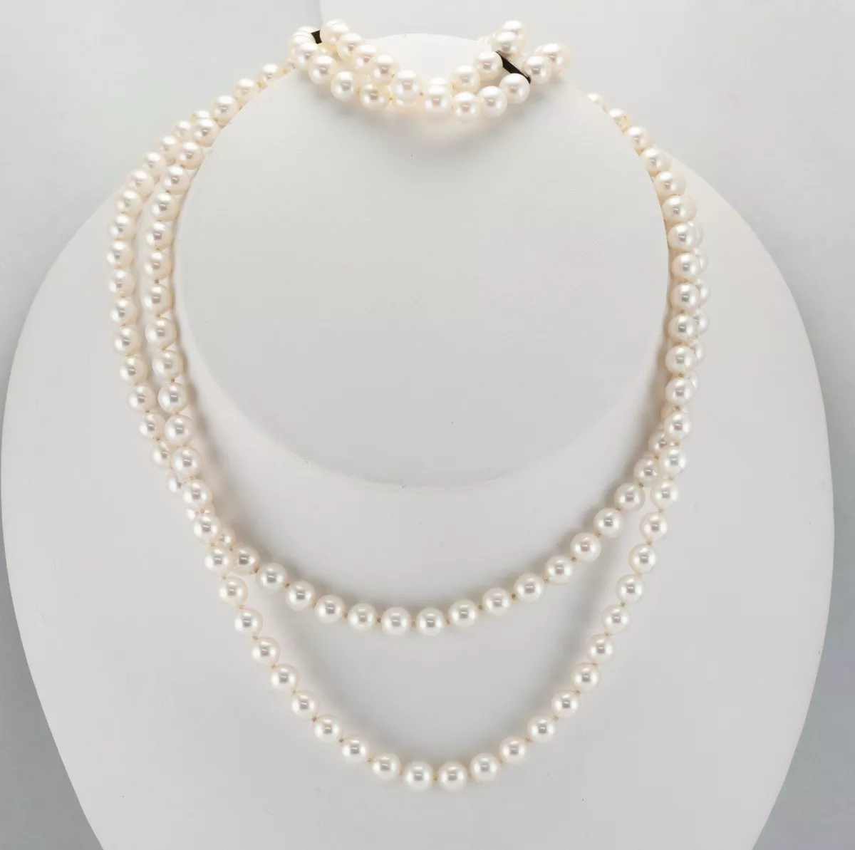 Mikimoto pearl 2024 necklace set
