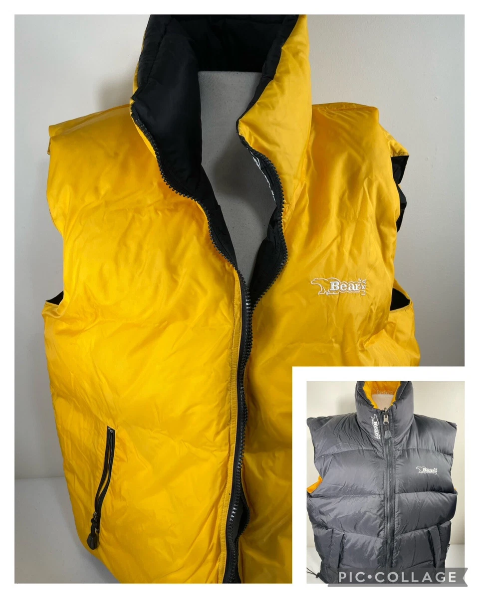 Mens yellow hotsell down vest