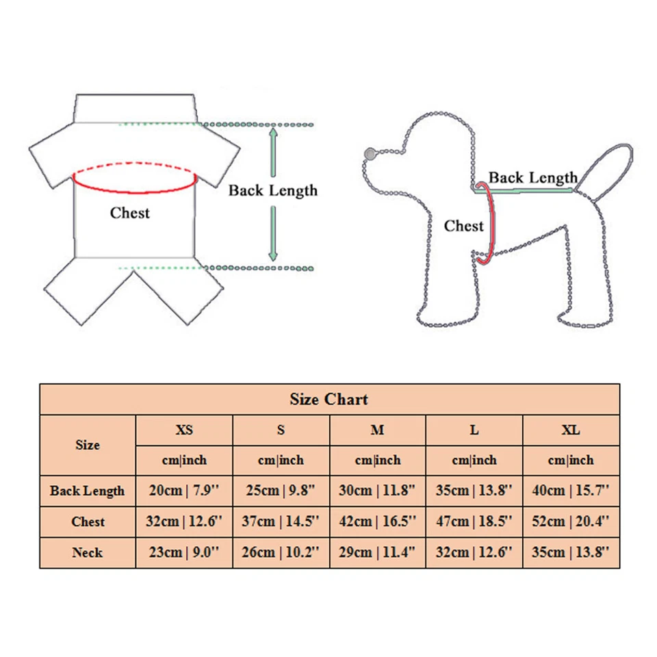 Fleece Small Dogs Warm Vest Puppy Cat Coat Dog Clothing Chihuahua Poodle Jacke - Image 4 of 4