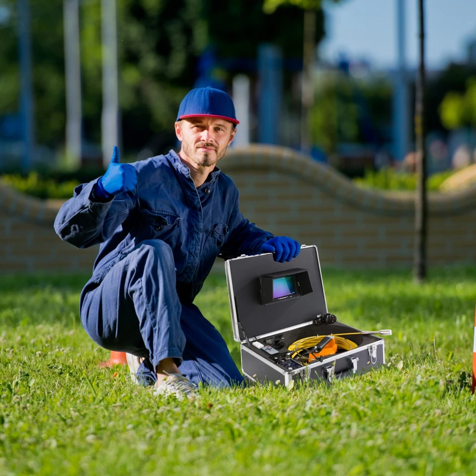 AREBOS Profi Rohrkamera Kanalkamera Inspektionskamera mit USB-Anschluss - Bild 2 von 4