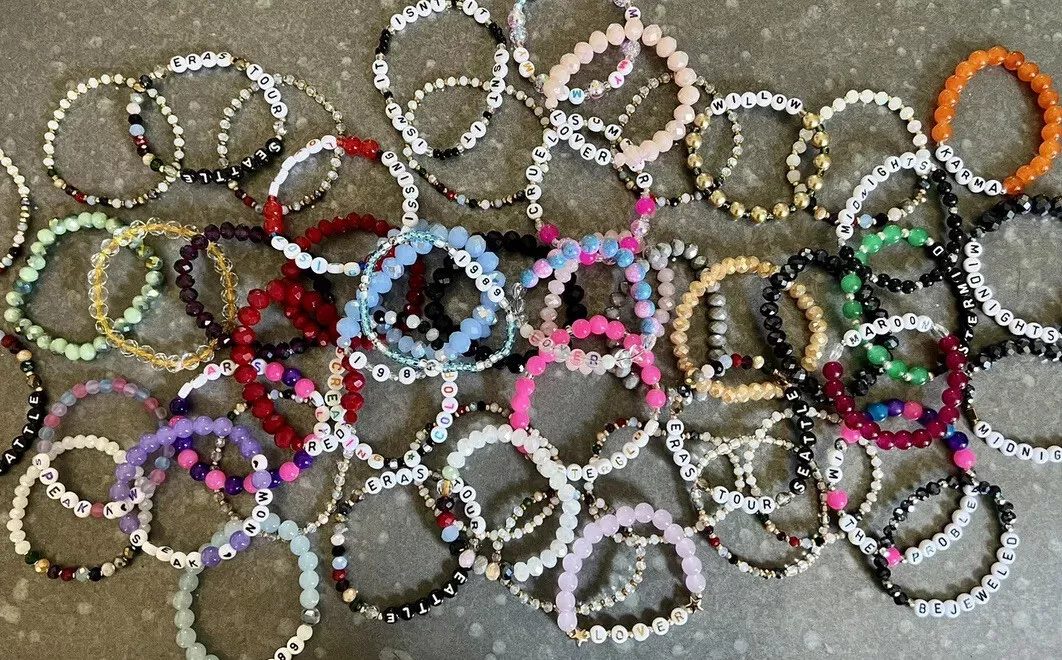 Three-pack of Taylor Swift-themed Friendship Bracelets 