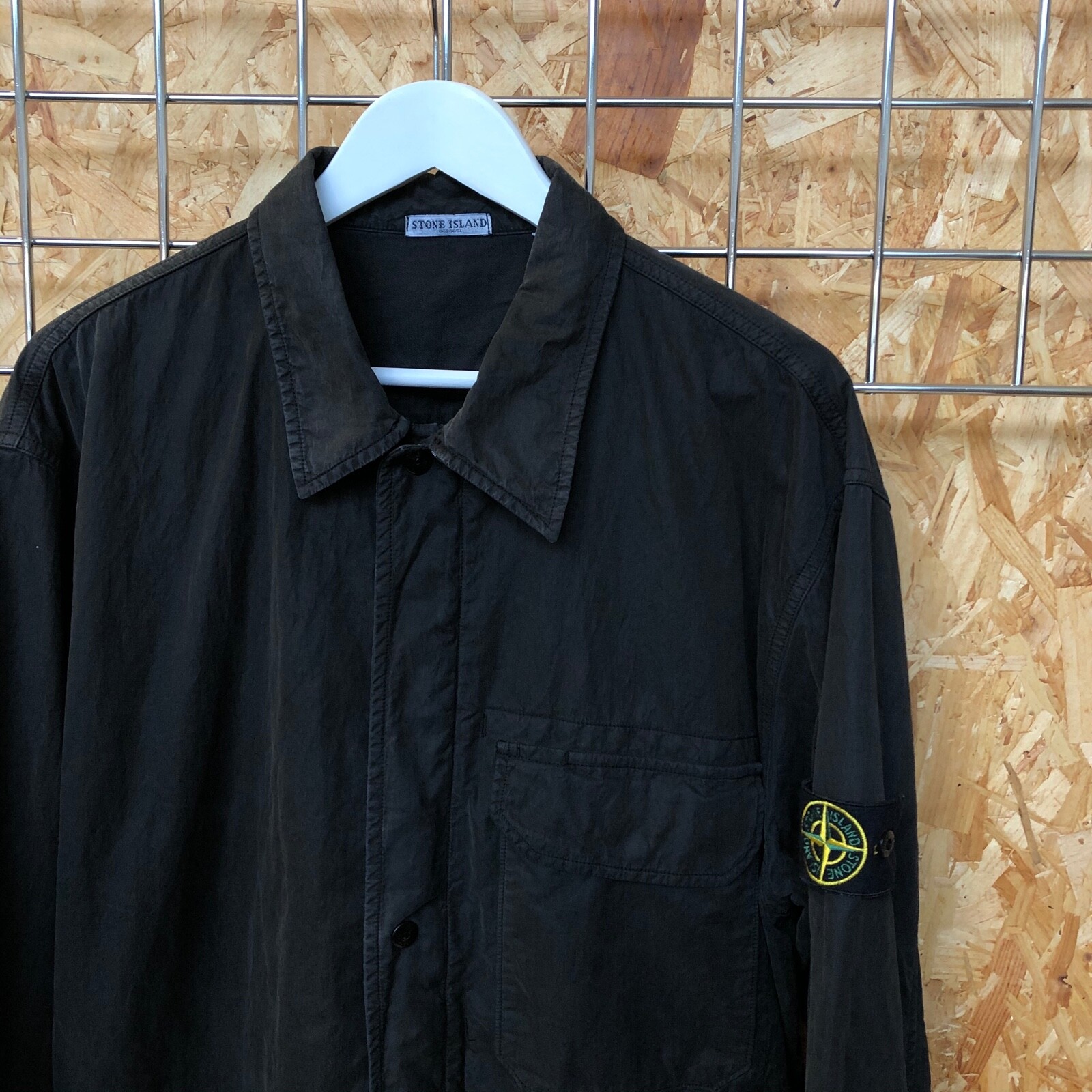 stone island camo overshirt