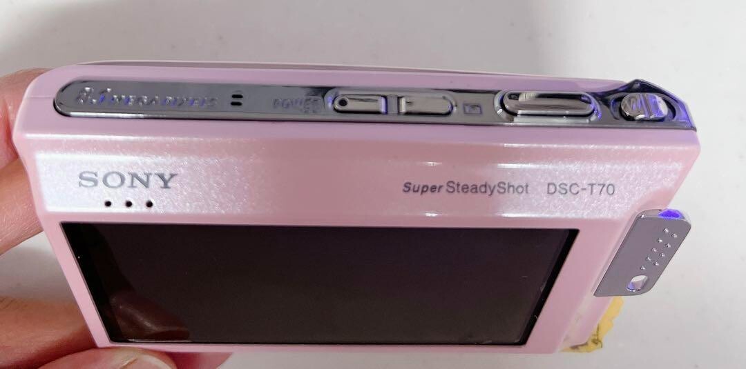 SONY Cyber Shot DSC-T70 Pink 14.1MP Digital Camera 3xzoom SONY Cyber Shot DSC-T70 Pink 14.1MP Digital Camera 3xzoom