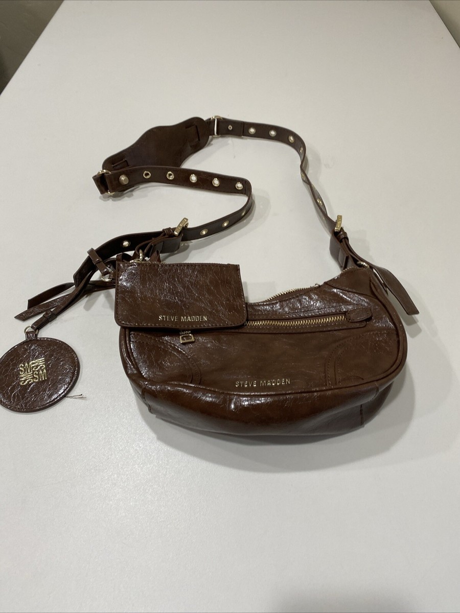 Steve Madden Bglowing crossbody bag in chocolate brown